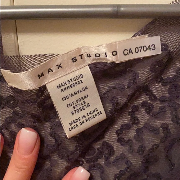 Max Studio Sequin Tank Top - Picture 2 of 4